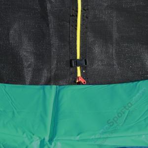 Батут DFC JUMP 12ft c сеткой, цвет green