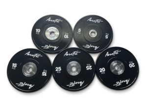 Бамперные диски для кроссфита, черные 5 кг AeroFIT AFBD