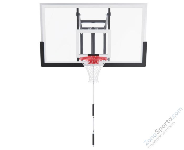 Баскетбольный щит DFC со съёмным регулятором высоты, поликарбонат 3 мм, 136 х 80 см