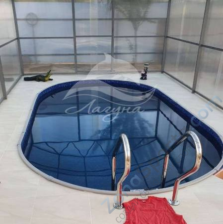 Бассейн Лагуна ТМ248 овальный вкапываемый 6,4 х 3,05 х 1,25 м