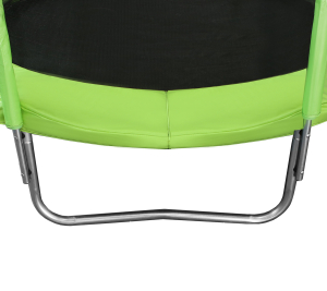 Батут Arland 12FT с внутренней страховочной сеткой и лестницей (Light green)