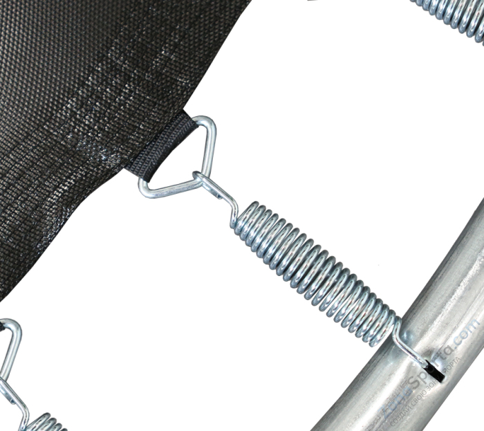 Батут Arland 14FT с внутренней страховочной сеткой и лестницей (Dark green)