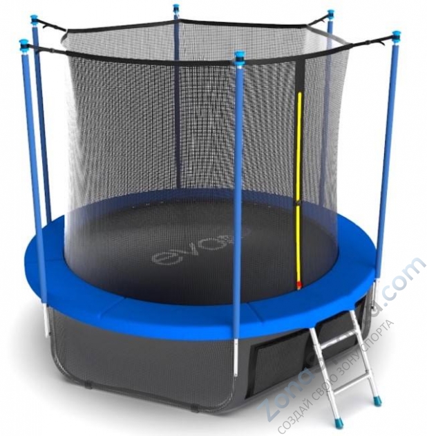 Батут Evo Jump Internal 12ft (Sky) с нижней сетью