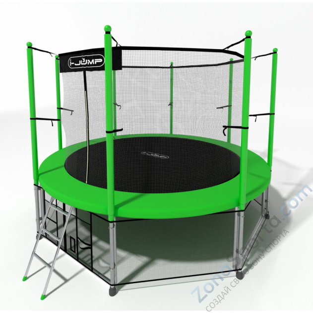 Батут i-Jump Classic 10ft green