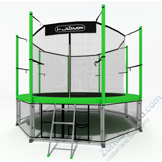 Батут i-Jump Classic 10ft green