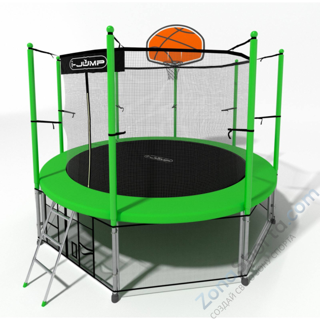 Батут i-Jump Basket 10ft green
