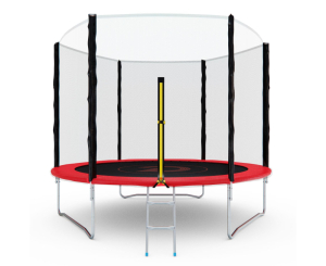 Батут с сеткой DFC Pelpo 10ft с лестницей, Red