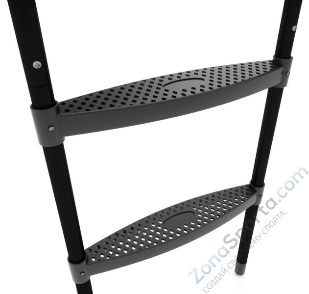 Батут Triumph Nord Премиальный Серый/Оранжевый 244 см