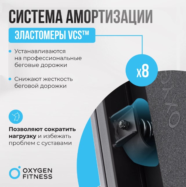 Беговая дорожка полукоммерческая Oxygen Fitness Cobalt TFT PRO