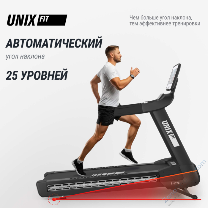 Беговая дорожка Unix Fit T-1520 PRO (21 TFT)