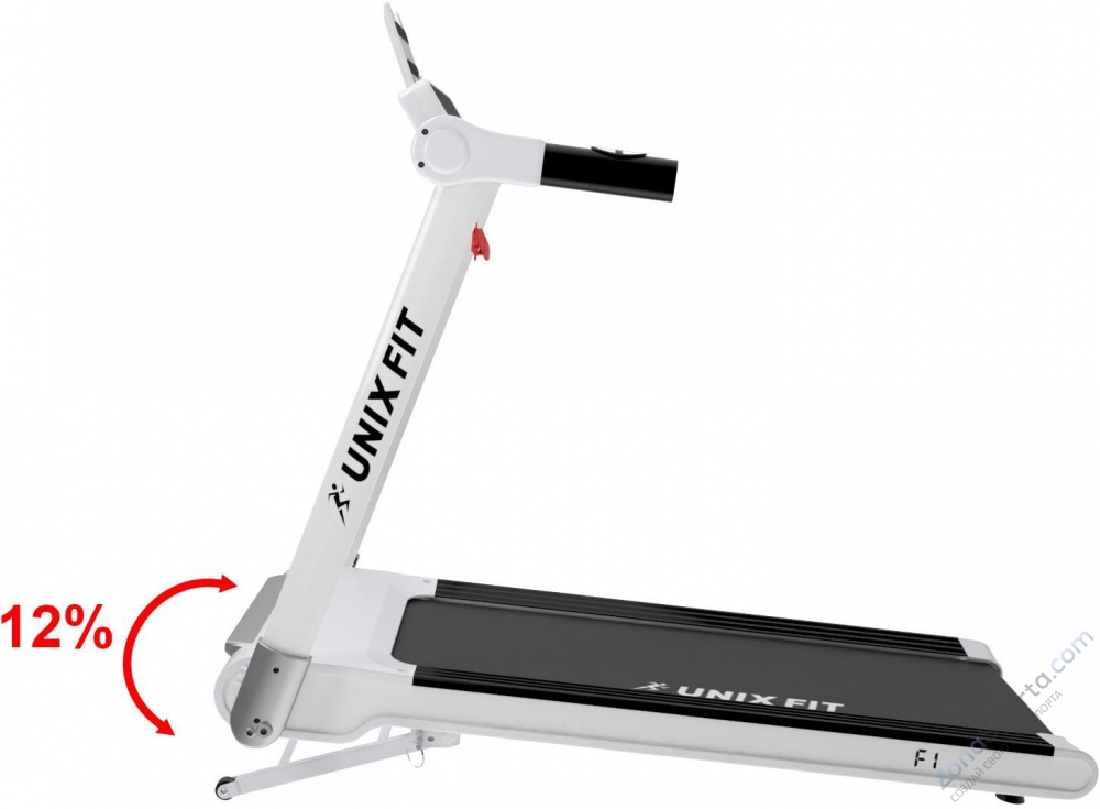 Беговая дорожка Unix Fit Hi-tech F1 Arctic Ice
