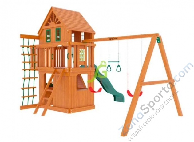 Деревянная детская площадка для дачи Igragrad Шато 2