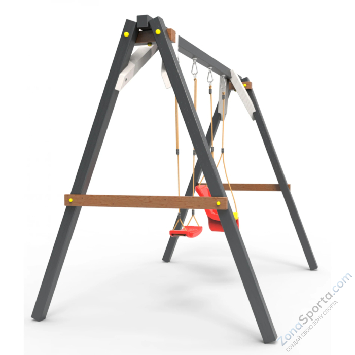 Деревянные качели Пикник 2 Ультра (качели для малышей качели долька)