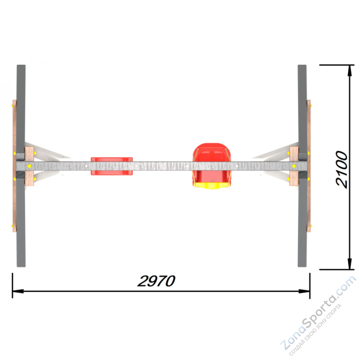 Деревянные качели Пикник 2 Ультра (качели для малышей качели долька)
