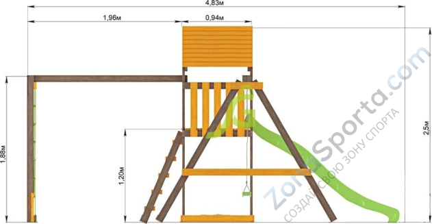 Детская площадка IgraGrad Игруня 3