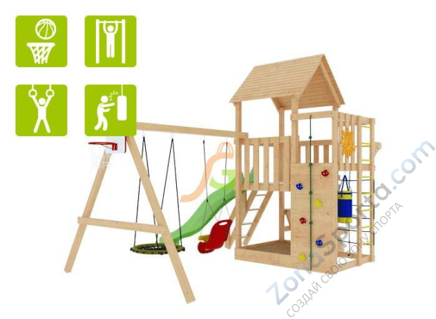 Детская площадка IgraGrad Крафт Pro 1