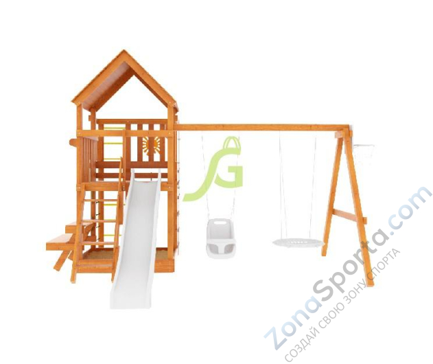 Детская площадка IgraGrad Крафт Pro (окрашенная)