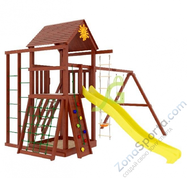 Детская площадка IgraGrad Панда Фани Fort с сеткой