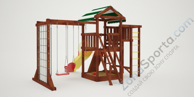 Детская площадка Савушка Мастер 4 (Махагон)