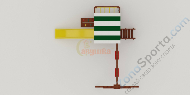 Детская площадка Савушка Мастер 5 (Махагон) 4 сезона