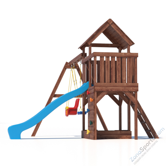 Детская площадка CustWood Scout SC3 с деревянной крышей