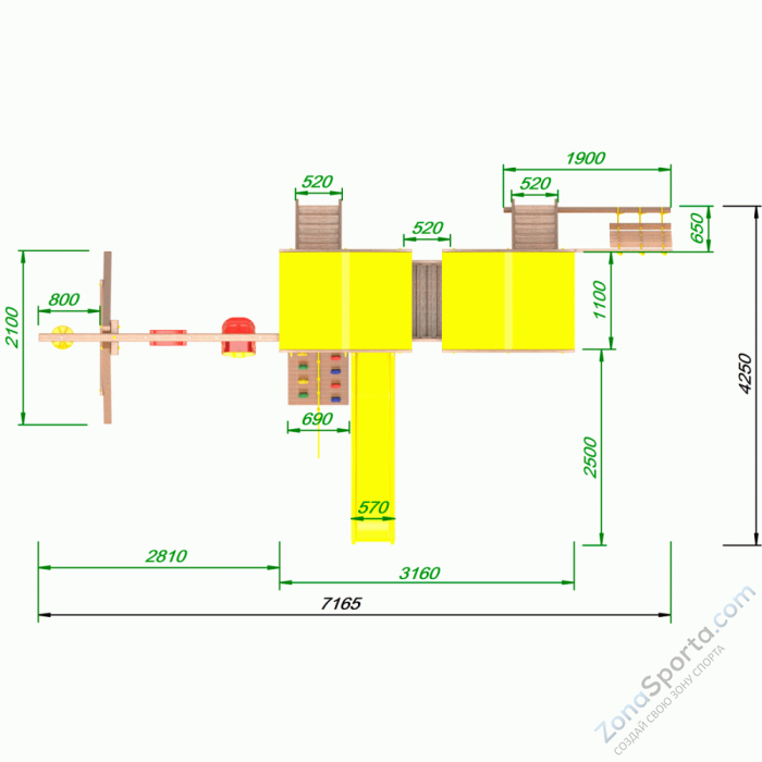 Детская площадка Пикник Оптимус Твин