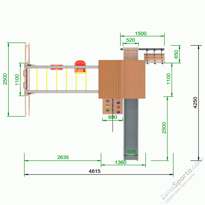 Детская площадка Пикник Ультра А Руфер