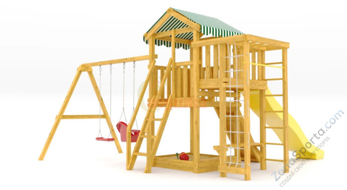 Детская площадка Савушка Мастер 3 Plus (горка 3 метра)