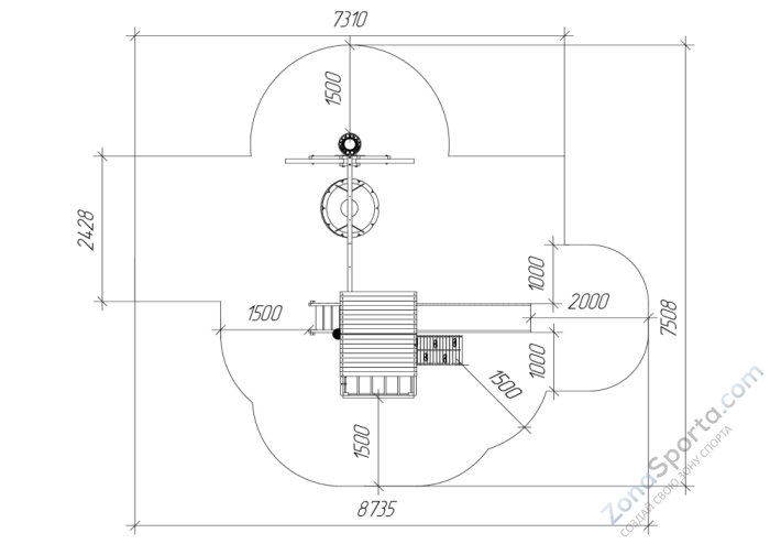 Детская площадка Савушка Мастер 5 Comfort
