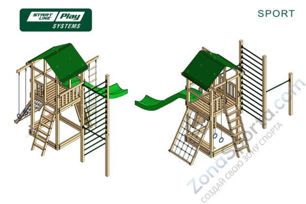 Детский городок SLP Systems Sport премиум Север