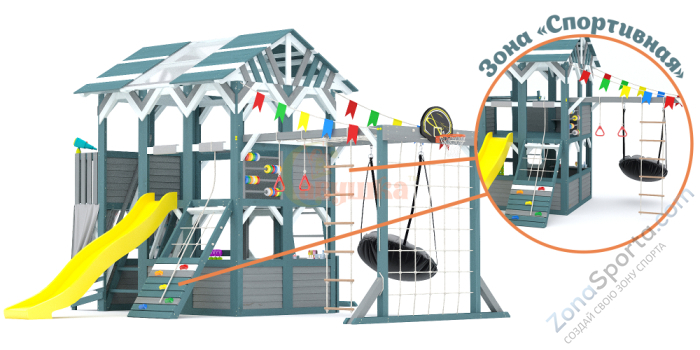 Детский игровой комплекс Савушка PlayHouse-3