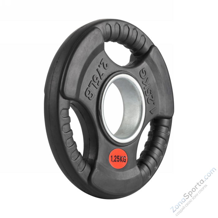 Диск 51 мм. обрезиненный 1,25 кг. VictoryFit VF-S510125