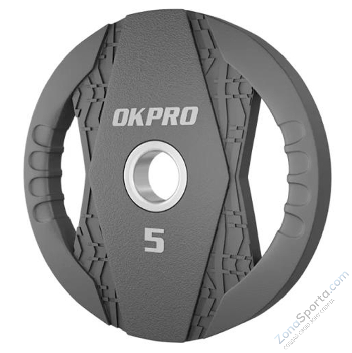 Диск олимпийский обрезиненный 15 кг OKPRO OK2005C-1500