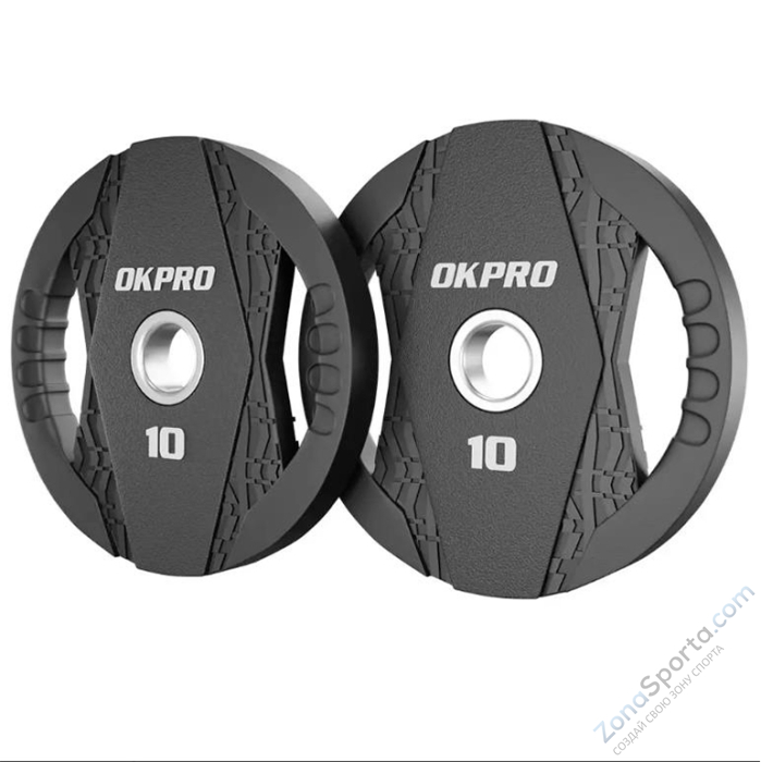 Диск олимпийский обрезиненный 25 кг OKPRO OK2005C-2500