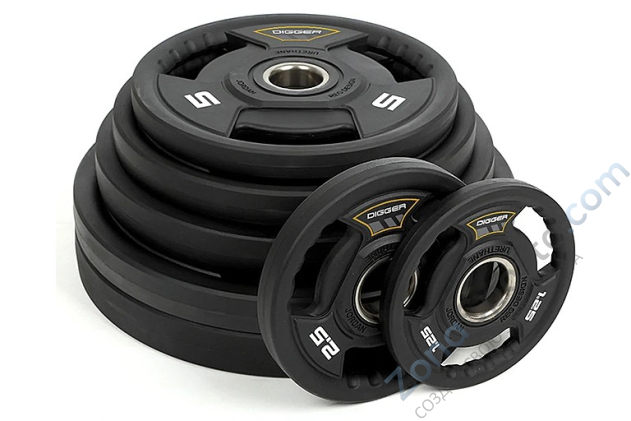 Диск олимпийский полиуретановый Hasttings HD51C3A-1,25 3-х хватовый 1,25