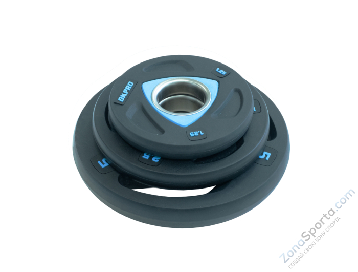 Диск олимпийский полиуретановый OKPRO OK2037-500 5 кг