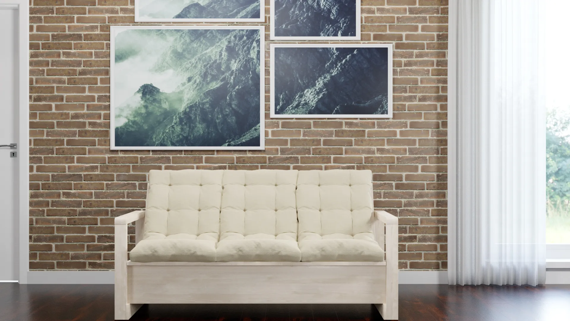 Диван деревянный Savushka Type-3B