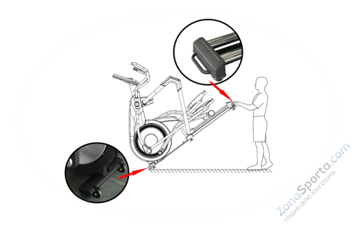 Эллиптический тренажер DFC E112BT