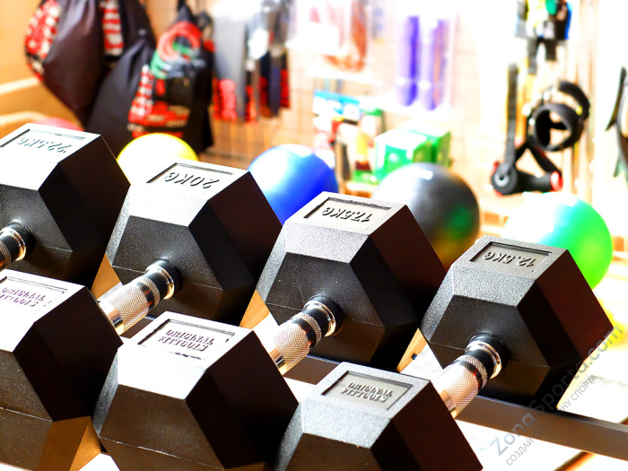 Гантель 35 кг гексагональная Original FitTools FT-HEX-35