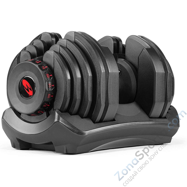 Гантель с регулировкой веса Bowflex SelectTech 1090i (4,5-40,8кг)