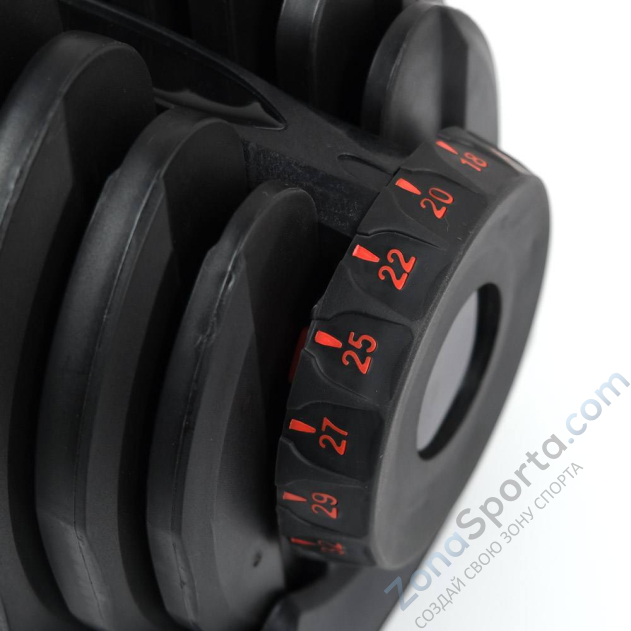 Гантель с регулировкой веса Liveup LS2315 (5-40 кг)