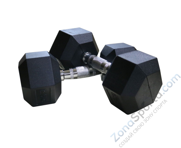 Гантели гексагональные 2 шт. по 25 кг DFC DB001-25