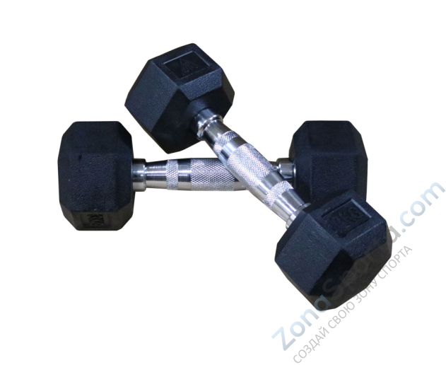 Гантели гексагональные 2 шт. по 42.5 кг DFC DB001-42.5