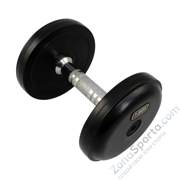 Гантельный ряд обрезиненный 2.5-30 кг Protrain HC4017