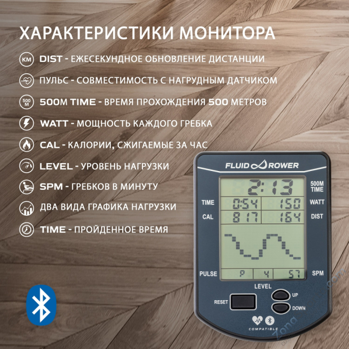 Гребной тренажер Apollo PRO V