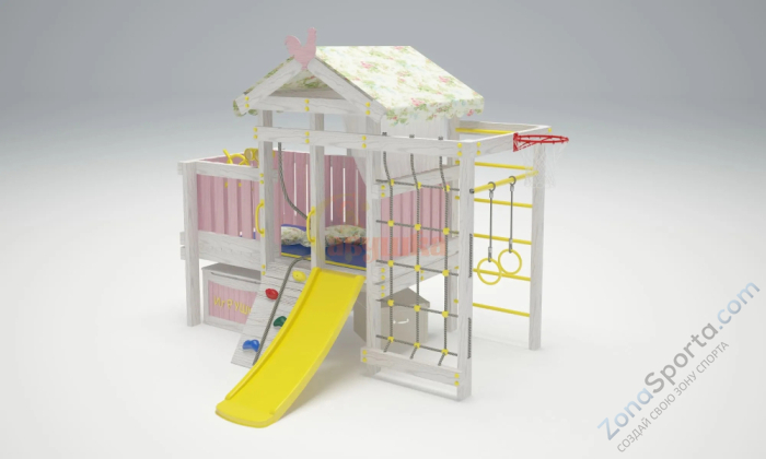 Игровой комплекс Савушка Baby 3 розовый