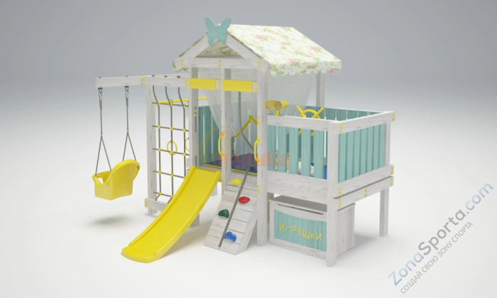 Игровой комплекс Савушка Baby 6 голубой