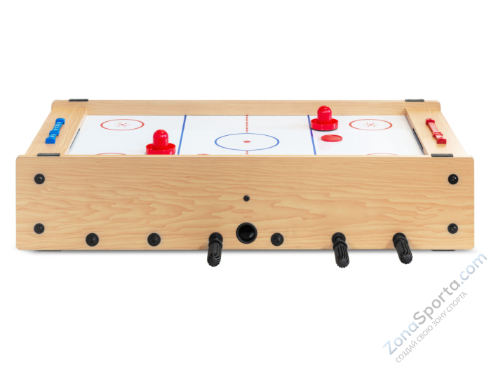 Игровой стол - трансформер Garlando F-Mini 2 в 1 (настольный футбол, аэрохоккей) светлый