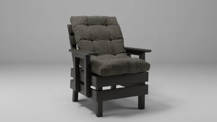 Кресло деревянное мягкое Savushka Type-D