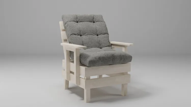 Кресло деревянное мягкое Savushka Type-D
